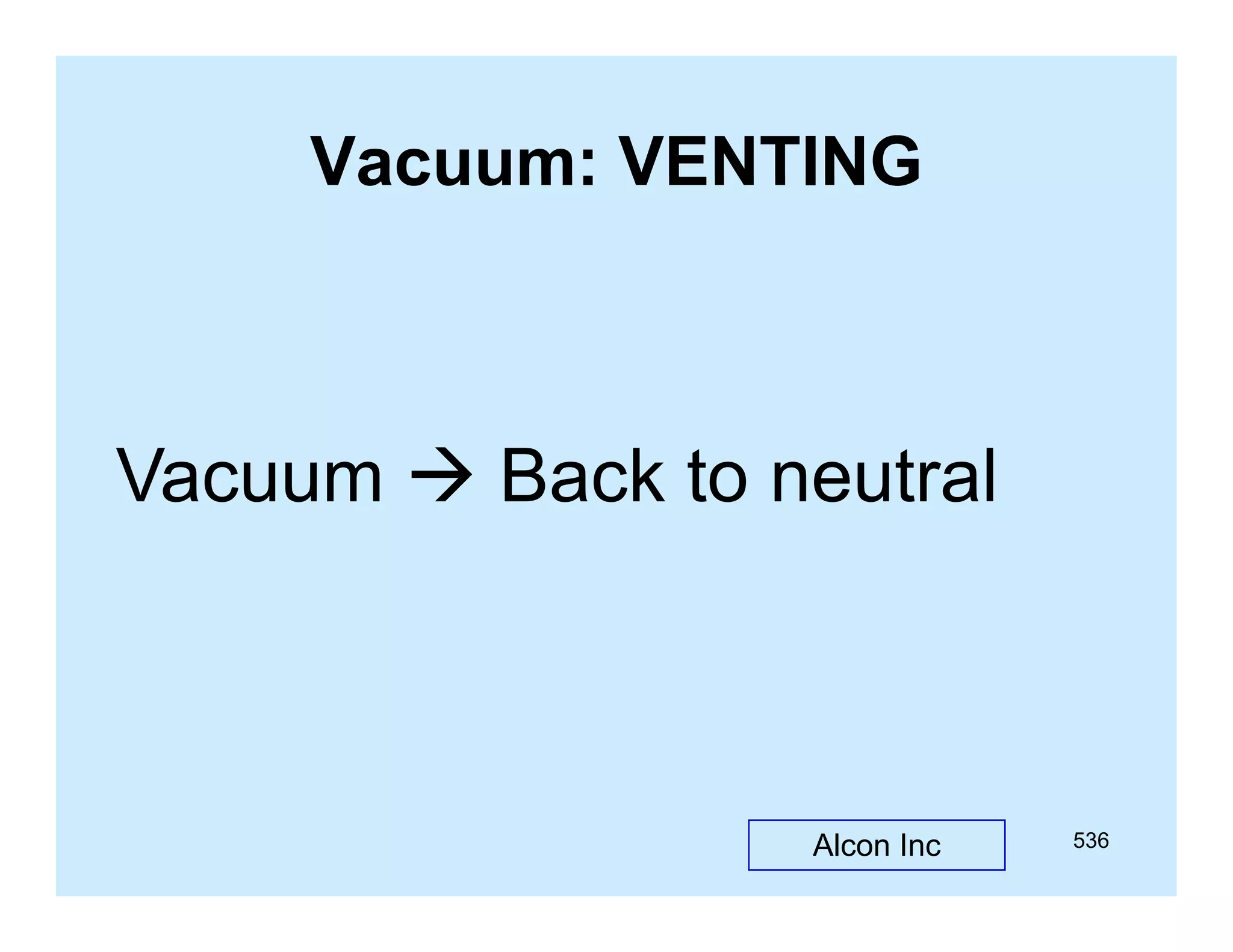 Vacuum: VENTING

Vacuum  Back to neutral

Alcon Inc

536

 