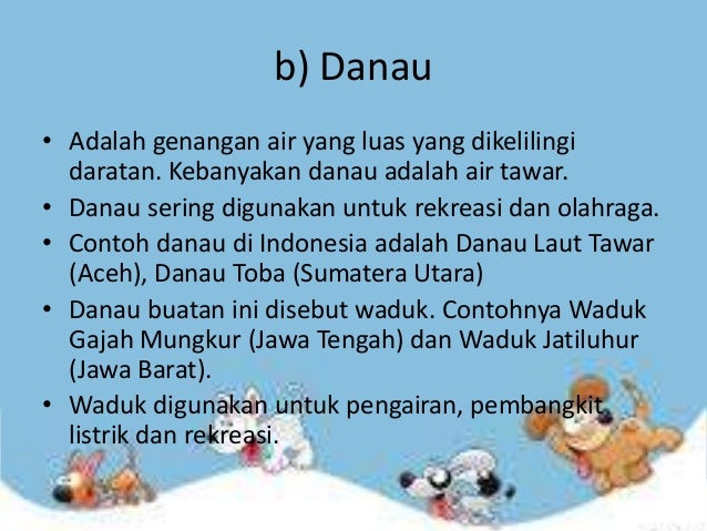 Contoh Gambar Waduk - Lowongan Kerja Terbaru