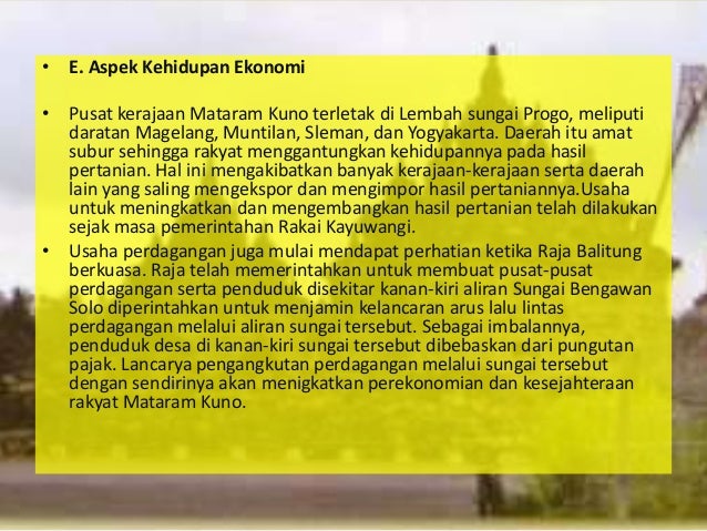 Kerajaan Mataram Kuno Kerajaan Mataram Kuno