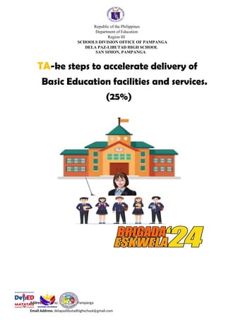 MA-TA-TA-G FONT for documentation in Brigada Eskwela | DOCX