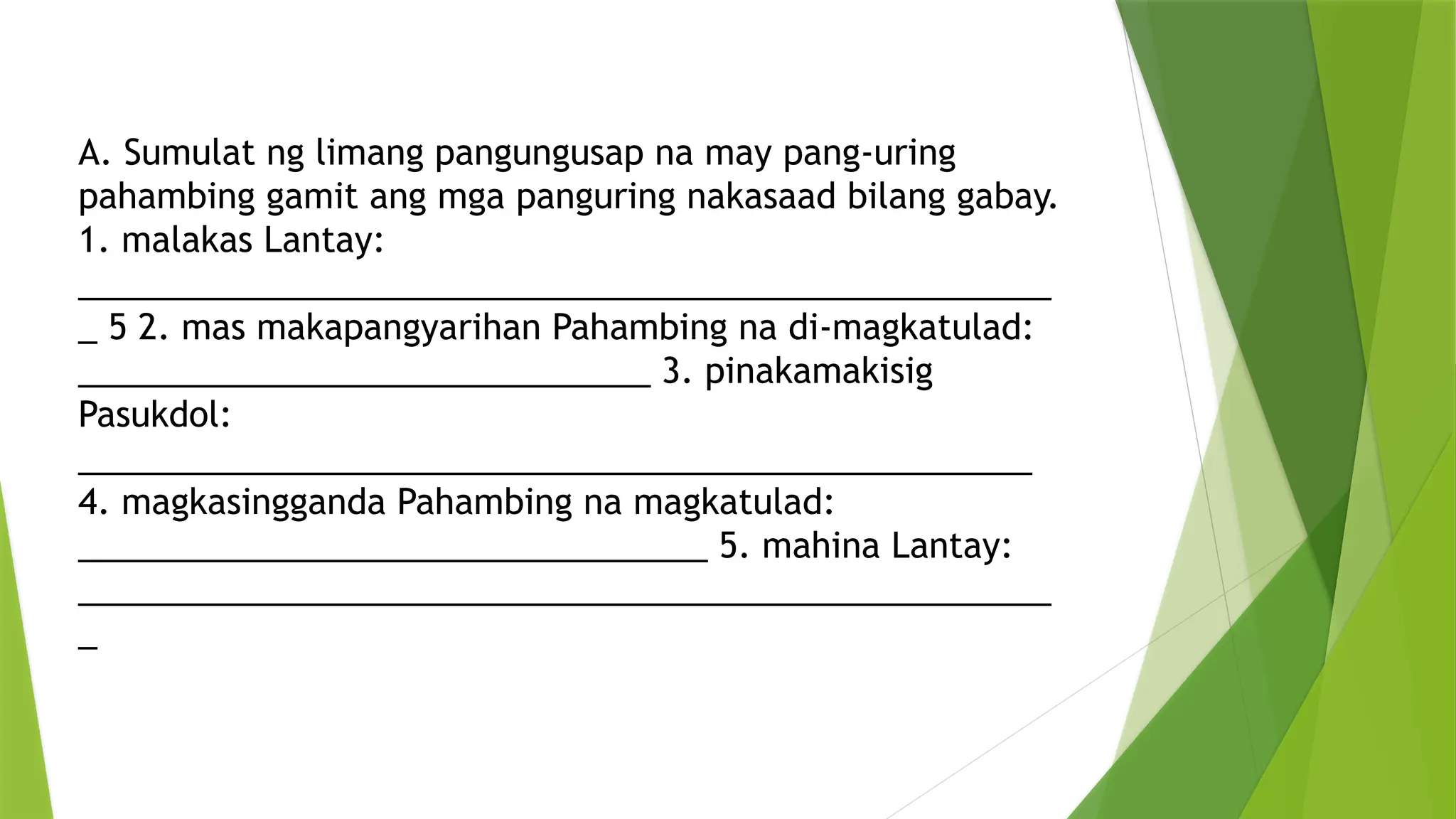 MATATAG Hiligaynon lesson sa Filipino 5 | PPTX