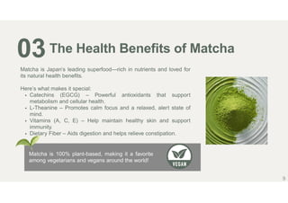 Premium Matcha Solutions - Benefits and Applications | PDF