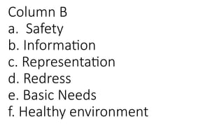 Match column A with column B activity for studentss grade 4.pptx
