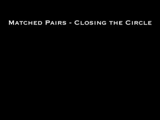 Matched Pairs - Closing the Circle
 