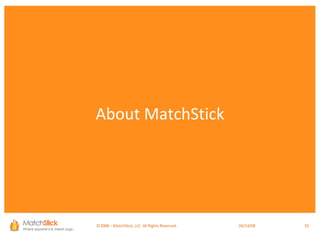 About MatchStick ©2008 – MatchStick, LLC. All Rights Reserved.    06/02/09 