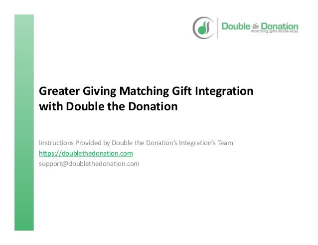 greater giving