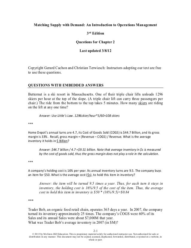 Demand And Supply Questions And Answers Pdf