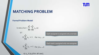 Matching problem | PPTX