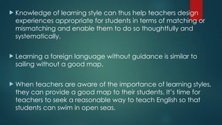 Matching Teaching Styles to Students’ Learning Styles (1).pptx