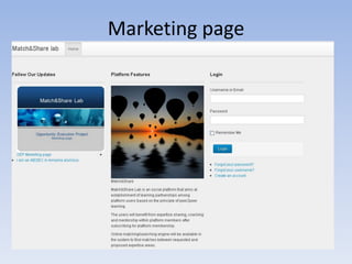 Marketing page
 
