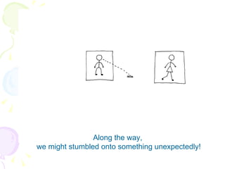 Along the way,  we might stumbled onto something unexpectedly! 