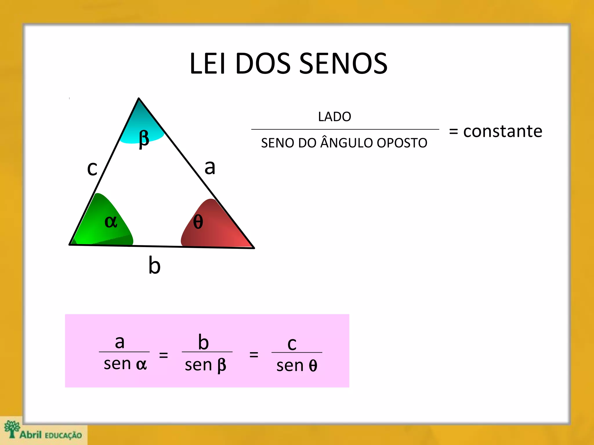 Quaisquer Trigonometria Triangulos Quaisquer | PPT | Physics | Science