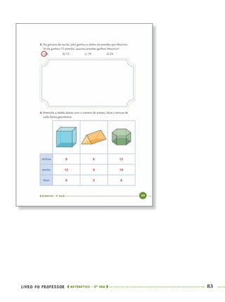 LIVRO DO PROFESSOR MATEMÁTICA · 5O
ANO 83
8
12
6
6
9
5
12
18
8
MAT5ºANO–PROF.indd 83MAT5ºANO–PROF.indd 83 9/15/10 1:46 PM9/15/10 1:46 PM
 