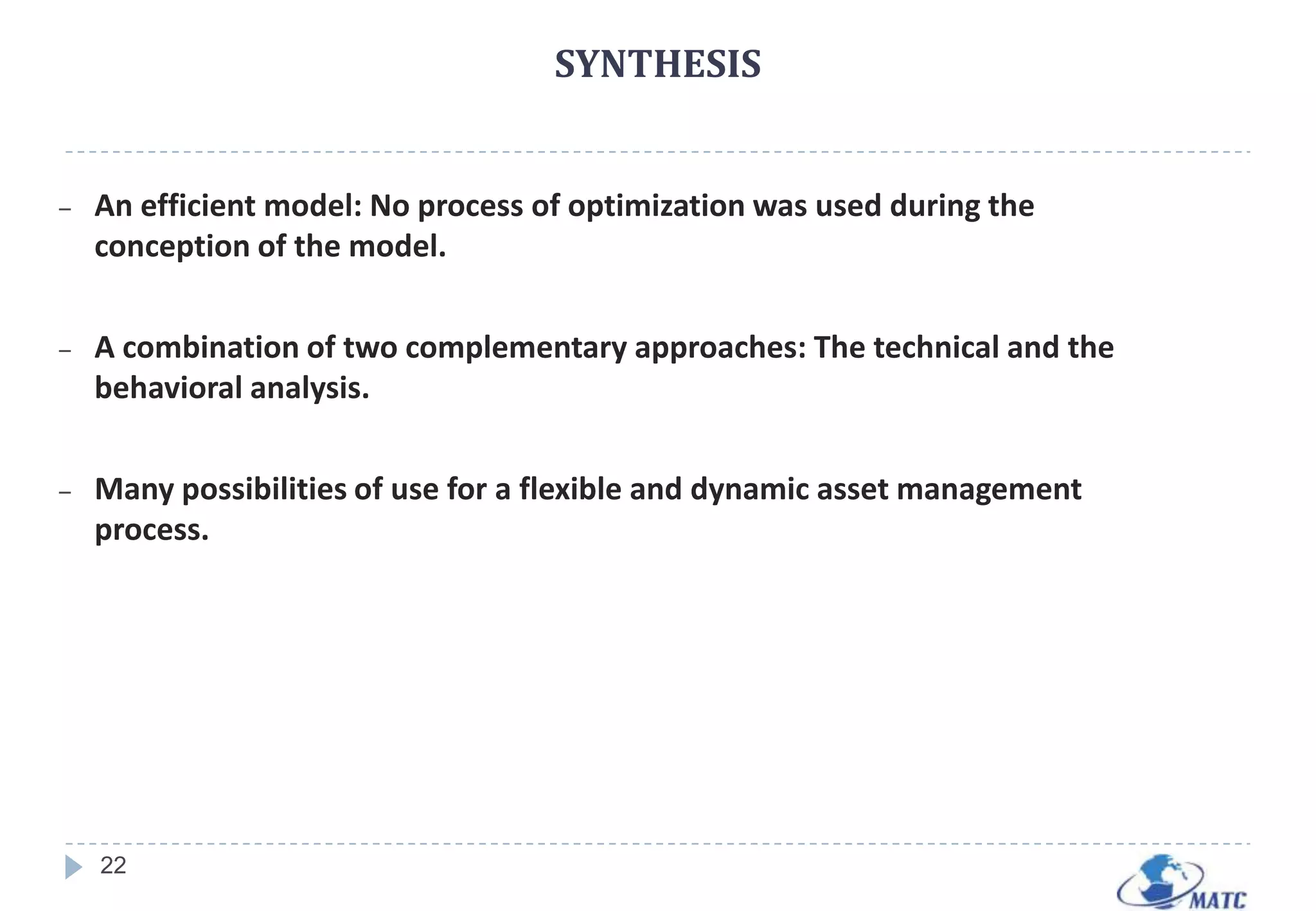 Backtest MATC Global Balanced Profile (III)16Monthly historical performance of the MATC Global Balanced Profile :Backtest MATC Global Balanced Profile (IV)17