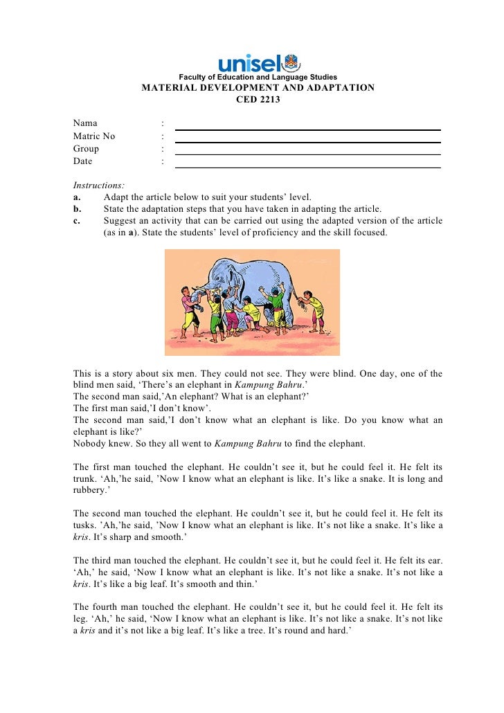 Material Development & Adaptation