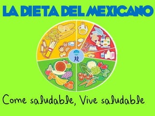 La dieta del Mexicano




Come saludable, Vive saludable   .
 