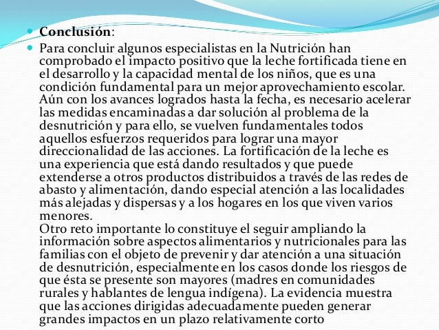 Ejemplos De Trabajos De Investigación Sobre Desnutricion Infantil