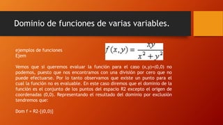 Ecuaciones de varias variables