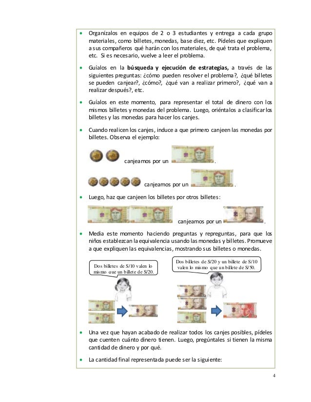 Sesión Para Cuarto Grado De Primaria