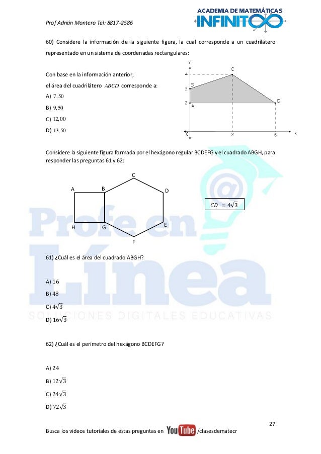 Mate Bachillerato Profe En Linea 2019