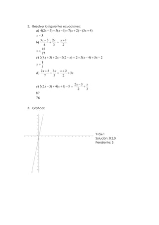 Matemáticas, Tercer parcial.