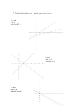 Matemáticas, Tercer parcial.