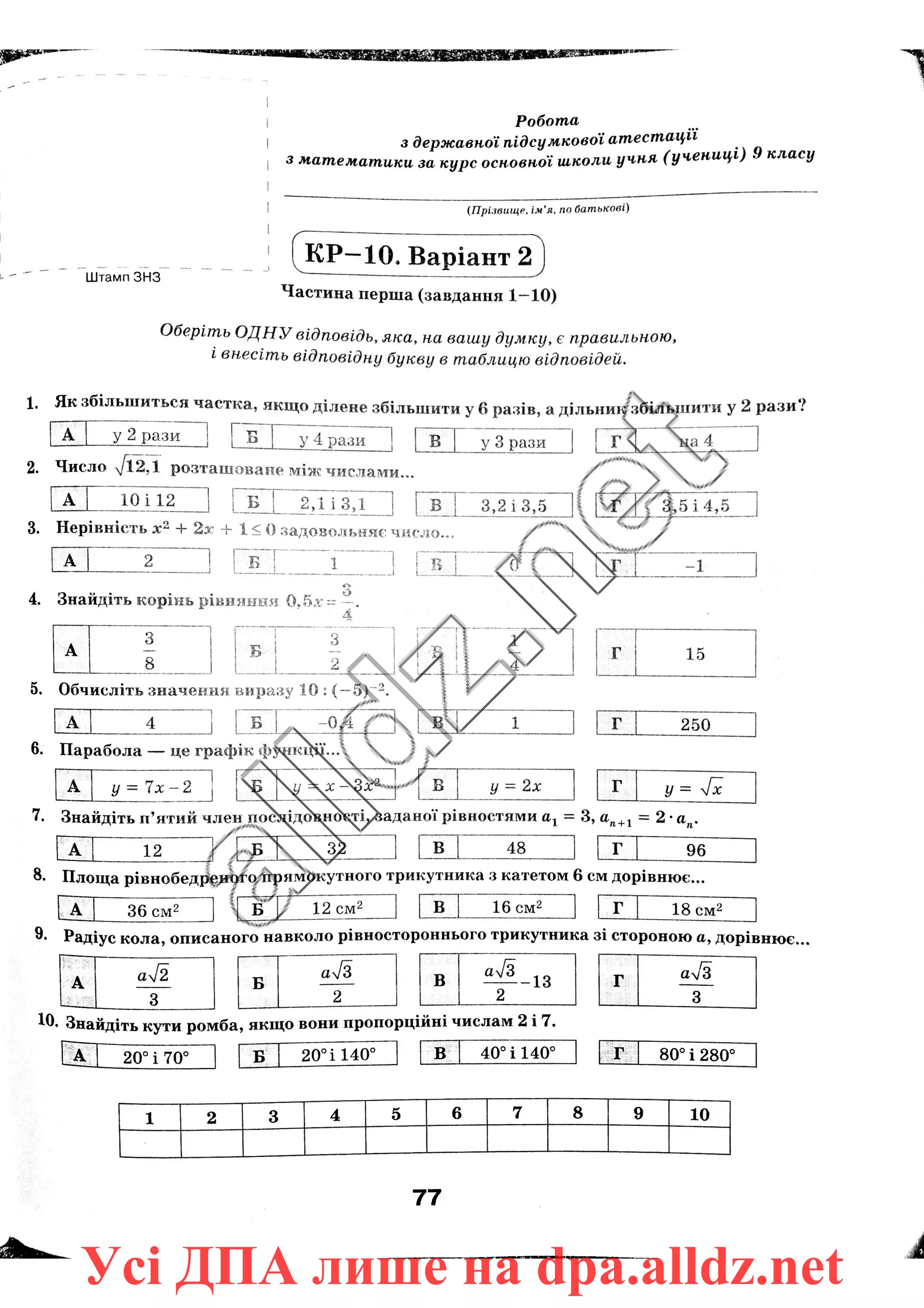 Усі ДПА лише на dpa.alldz.net
 