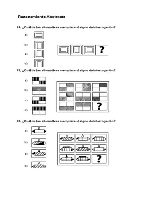 Razonamiento Abstracto
 
