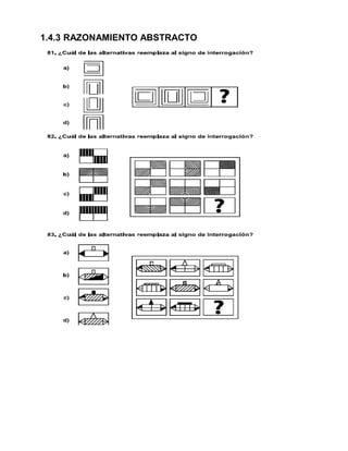 1.4.3 RAZONAMIENTO ABSTRACTO
 