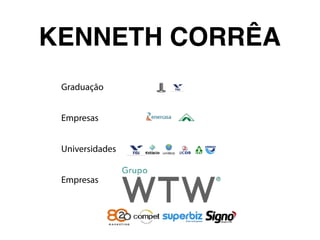 Graduação
Empresas
Universidades
Empresas
KENNETH CORRÊA
 