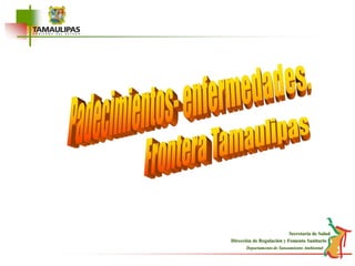 Padecimientos- enfermedades.Frontera Tamaulipas