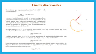 Límites direccionales
 