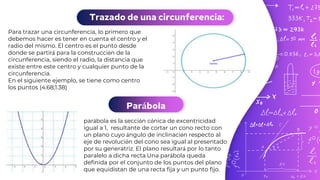 Trazado de una circunferencia:
Para trazar una circunferencia, lo primero que
debemos hacer es tener en cuenta el centro y...