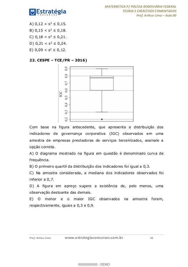 Curso de matematica para concursos