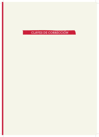 87
CLAVES DE CORRECCIÓN
 