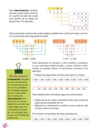 Um C D U
                                                     Para descomponer cantida-
                                  ...