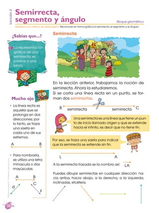 Lección 3
                                                        Semirrecta,
                                            ...