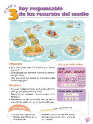 3
     d u lo   Soy responsable
Mó

              de los recursos del medio




     Reﬂexiono                            ...