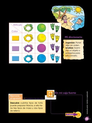 Un grupo de estudiantes guayaquileños
que va a la playa debe comprar algunos
implementos deportivos. Ellos han organiza-
d...