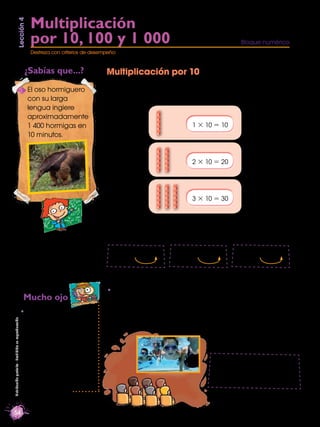 Lección 4
                                                     Multiplicación
                                            ...