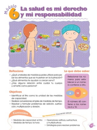 6
     d u lo    La salud es mi derecho
Mó

               y mi responsabilidad




     Reﬂexiono                        ...