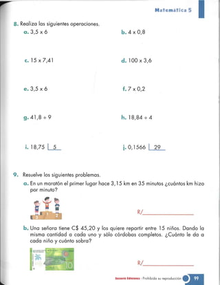 Matematica 5 susaeta