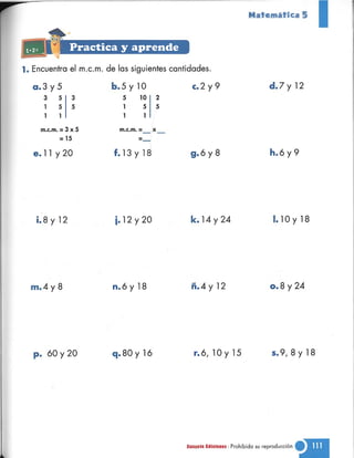 Matematica 5 susaeta