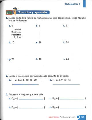 Matematica 5 susaeta