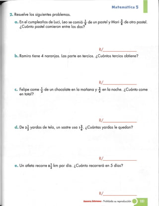 Matematica 5 susaeta