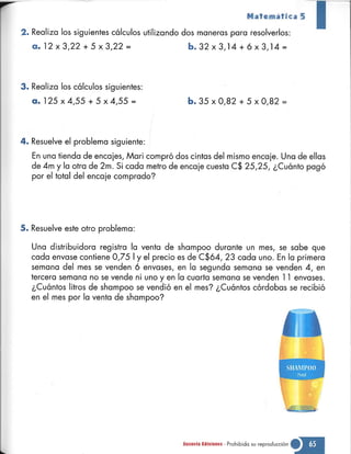 Matematica 5 susaeta