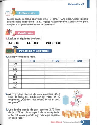 Matematica 5 susaeta