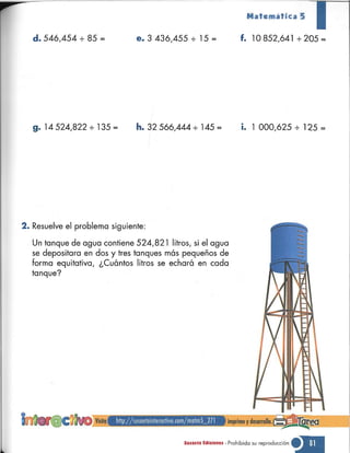 Matematica 5 susaeta
