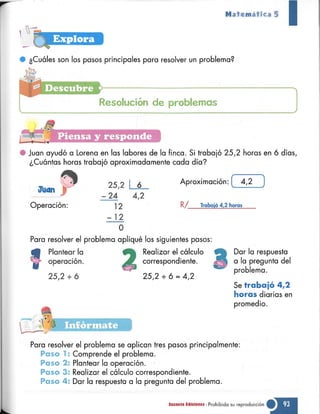 Matematica 5 susaeta