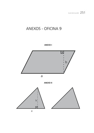 251GUIA DO ALUNO
Anexos - oFICINA 9
ANEXO I
ANEXO II
 
